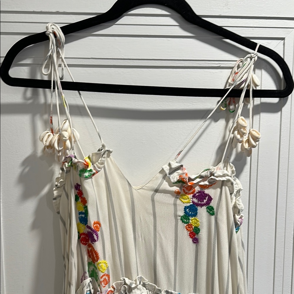 All Things Mochi embroidered shell maxi dress - Picture 2 of 4